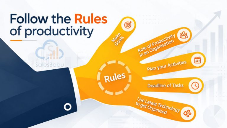 follow the rules of productivity