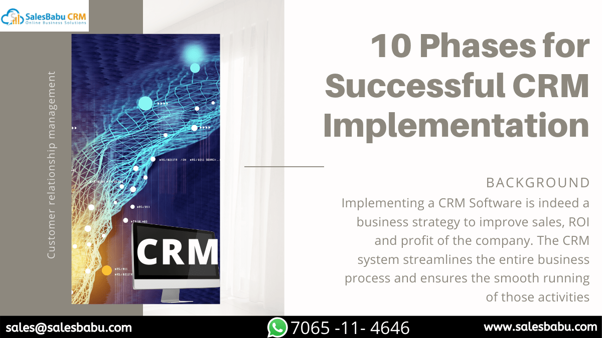 10 Phases For Successful CRM Implementation