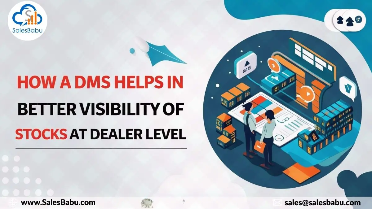 DMS helps in Better visibility of stocks
