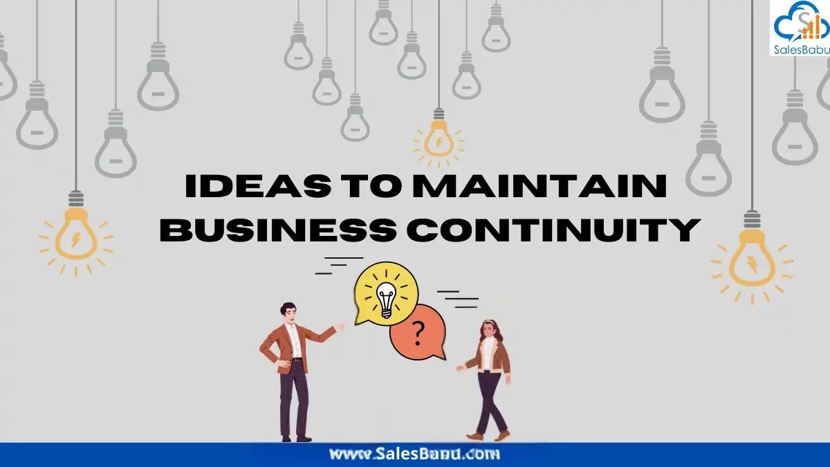Ideas to maintain business continuity during COVID-19
