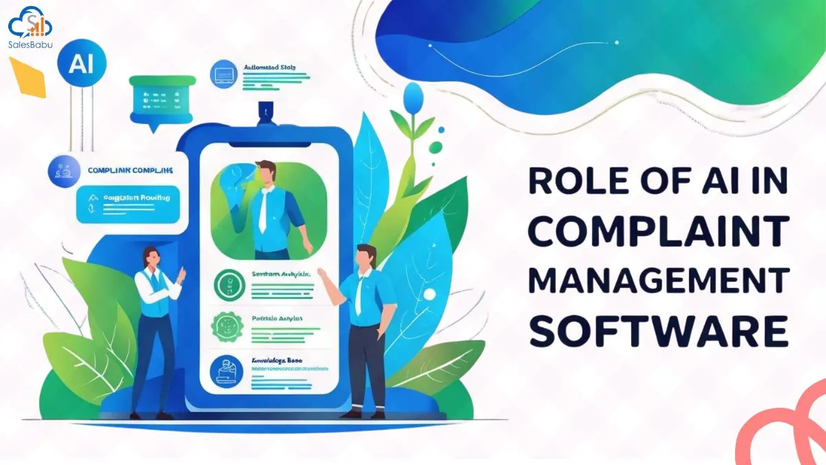 Role of AI in Complaint Management Software