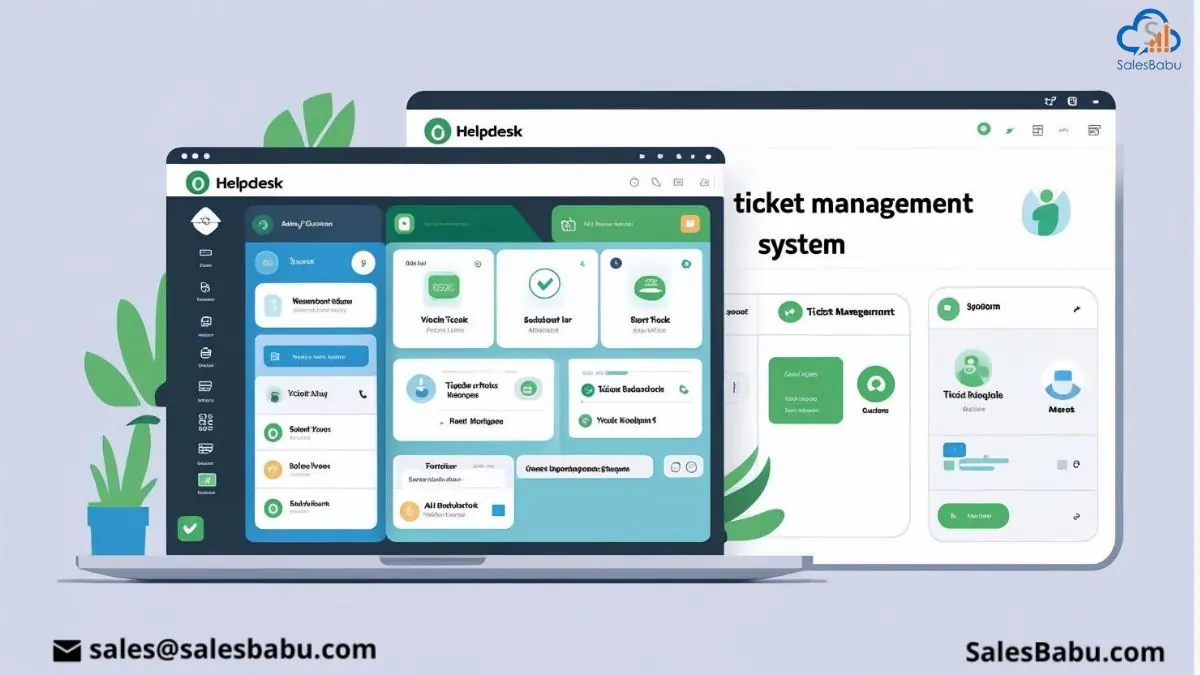 Helpdesk operation with the ticket management