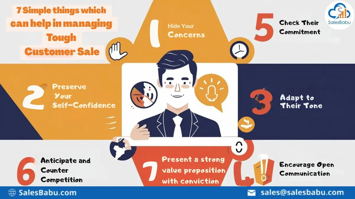 Seven Simple things which can help in managing Tough Customer Sale